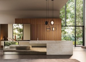 Exclusief keukendesign met spiegelend kookeiland - Tieleman Keukens