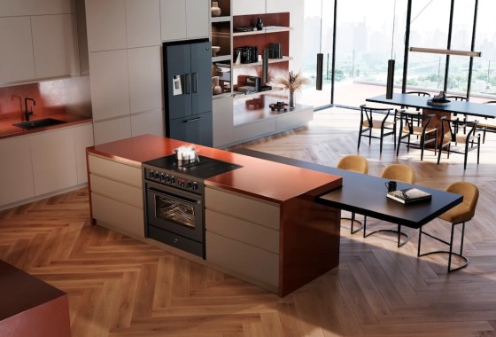 Stijlvol binnen en buiten koken met Steel - Steel