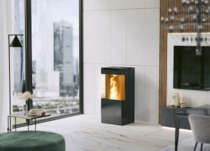 3x moderne pelletkachels - 