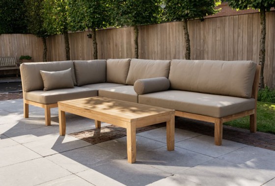 Loungeset New Ibiza | Puurteak - Puurteak tuinmeubelen