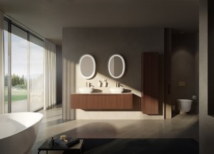 Ronde vormen in de badkamer: zacht en tijdloos - LAUFEN