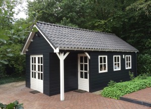 Luxe houten tuinhuis | MG Houtbouw - MG Houtbouw