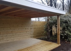 Houten overkapping | MG Houtbouw