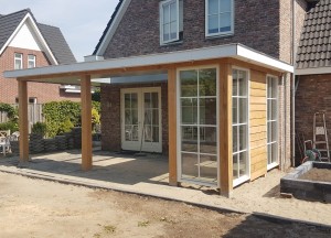 Houten veranda | MG Houtbouw - MG Houtbouw