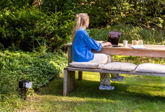 Stroom in de tuin, zonder gedoe - Niko