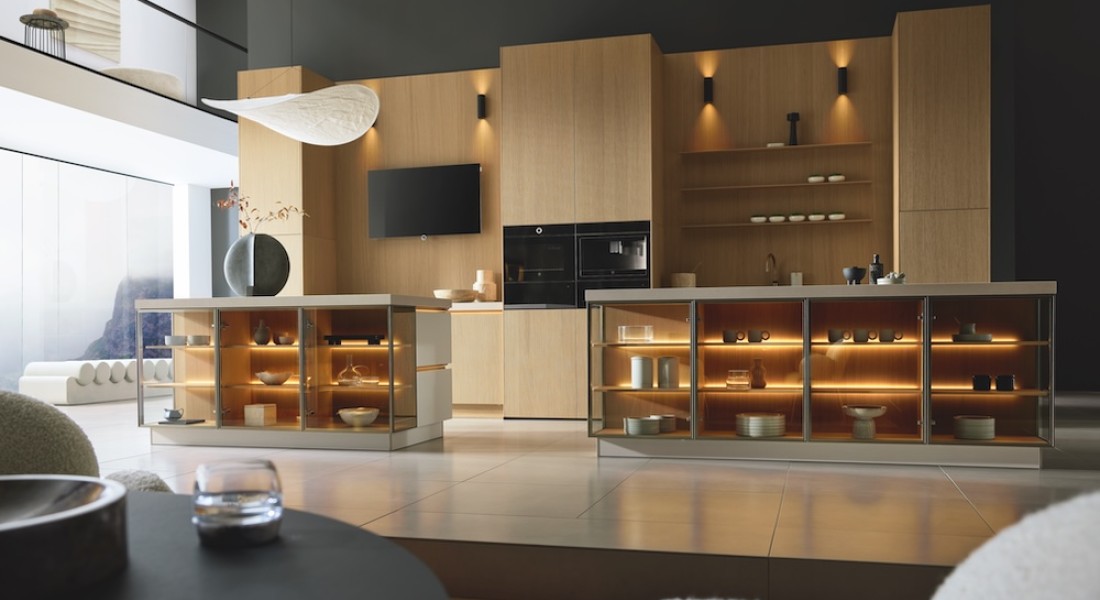 Een keuken waar licht en design samenkomt