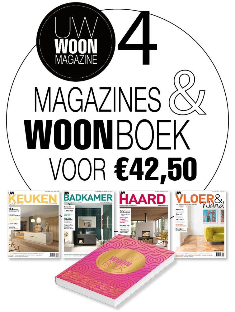 4 UW magazines + UW woonboek