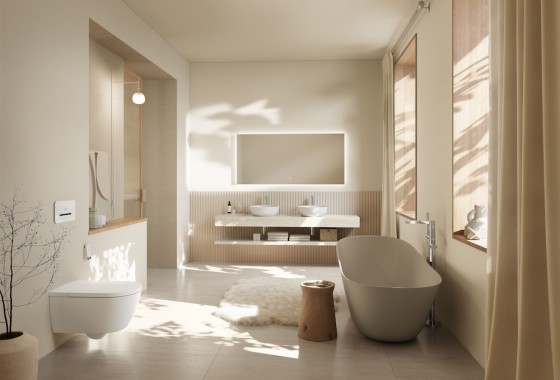 Beige is terug: de kleur Almond verovert de badkamer - Villeroy &amp; Boch