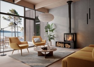 Een haard met rust, warmte en een strak design - Attika