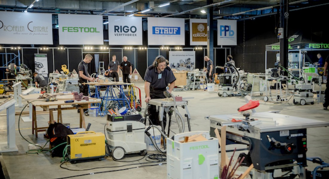 Het bestaat! NK parket leggen