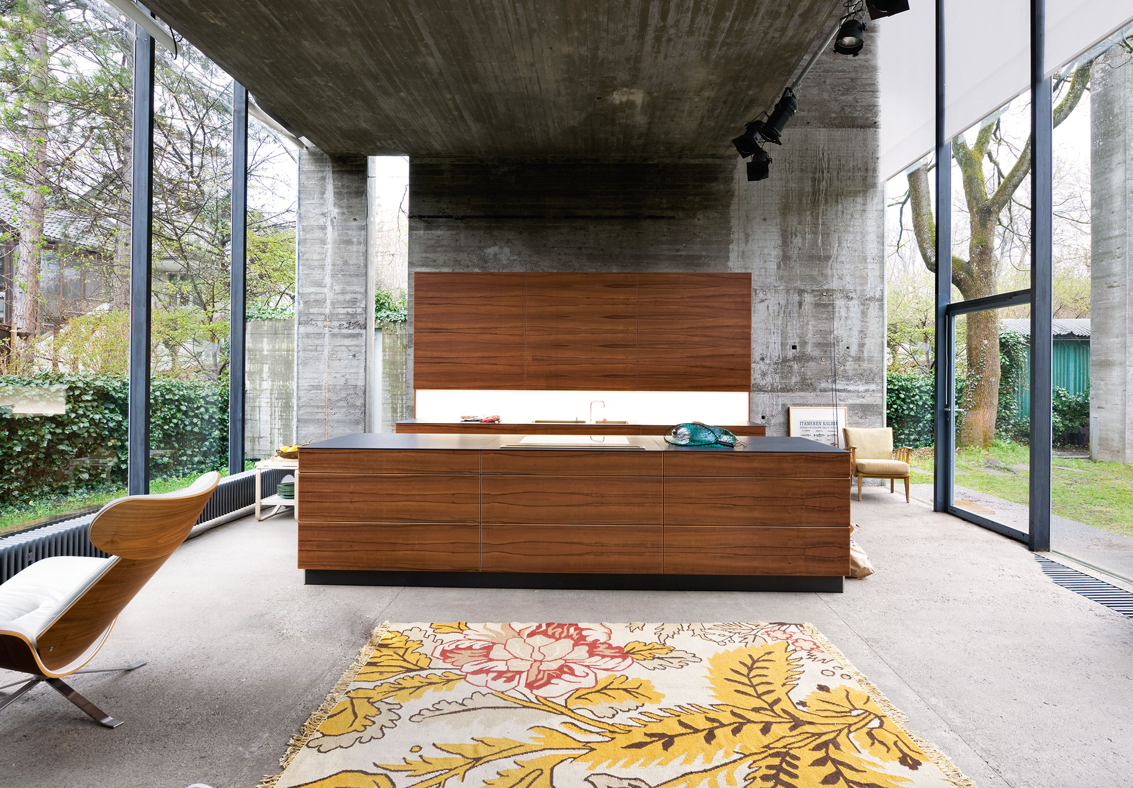 Keuken met notenhout | Kitchen Lab Amsterdam