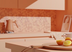 Scandinavisch chique: licht hout en messing - 