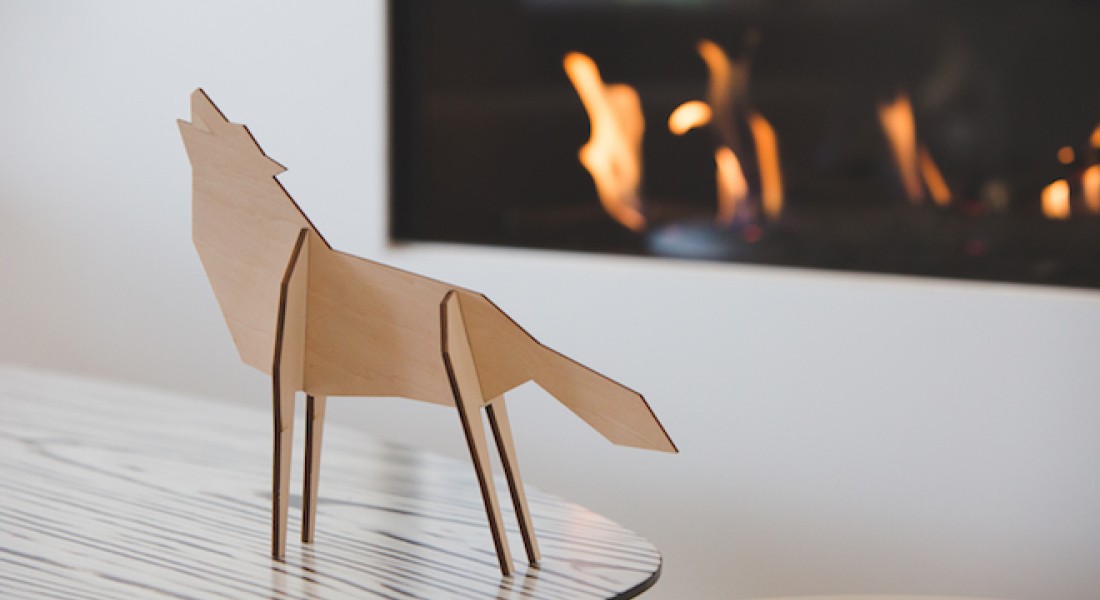 Houten dieren & bomen in het interieur