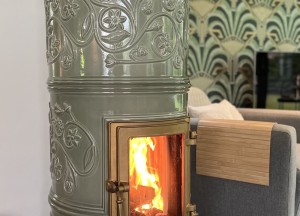 Rondò: klassieke houtkachel met Italiaanse elegantie