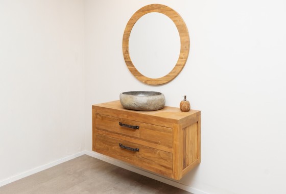 Tijdloze teak meubels voor de badkamer - Puurteak