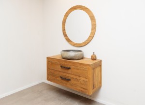 Tijdloze teak meubels voor de badkamer - Puurteak