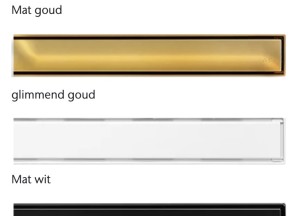 Showerdrain Colours | ACO ShowerDrain