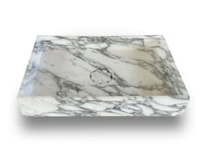 Rocky marmer wastafel | Tortu