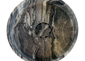 Rocky marmer wastafel | Tortu