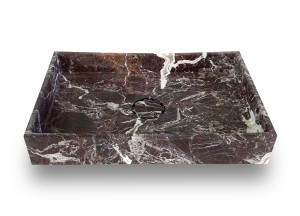 Rocky marmer wastafel | Tortu - Tortu World