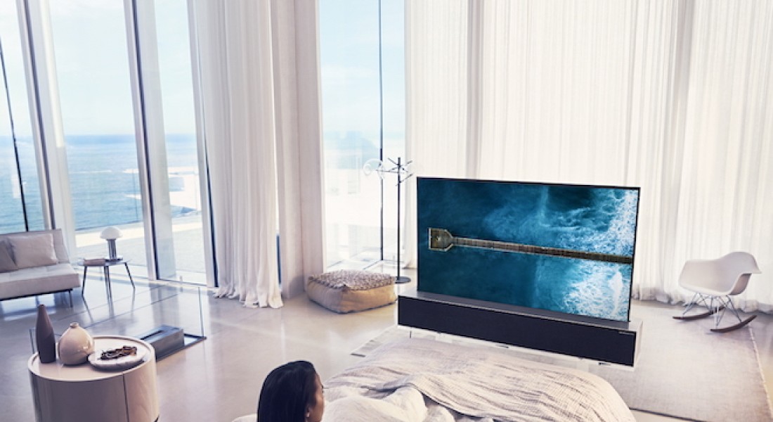 Wannahaves: nieuwste oprolbare flatscreen