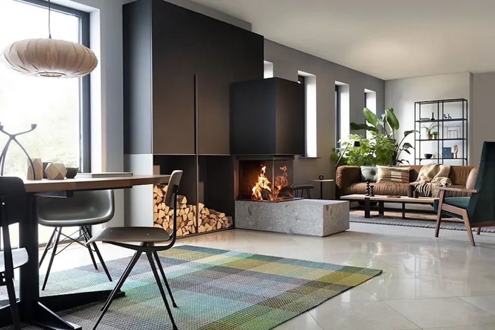 Sfeervolle doorkijkhaard | De Heide Smid