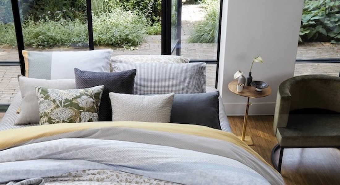Voorjaar in de slaapkamer met frisse collectie bedtextiel