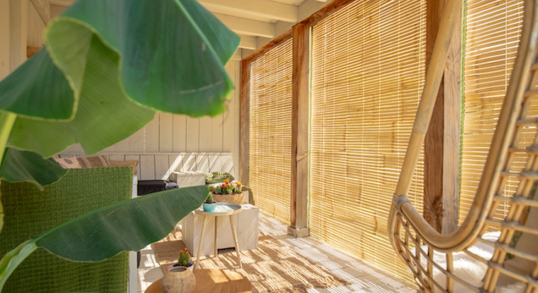 Sfeervol en bestand tegen sneeuw, regen en zon