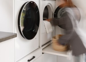 Wasmachinekast met uittrekplateau | Wasombouw