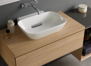 ONE opzetwastafel met CleanDrain | Geberit - Geberit