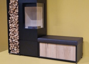 RIKA houtkachel met meubel - RIKA: De Oostenrijkse kachel