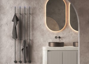 JAY handdoekwarmer nu ook leverbaar in trendkleur Gun Metal - 