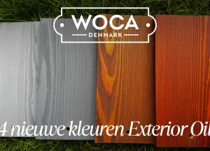 WOCA Exterior Oil nieuwe tinten - Woca