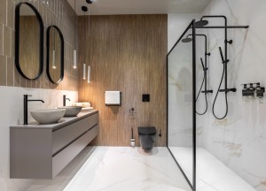 Zwarte douches en kranen: geen trend, maar tijdloos