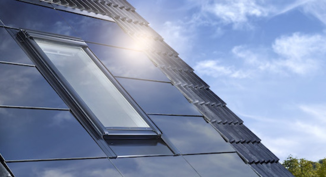 Natuurlijk licht in zonnepaneeldaken