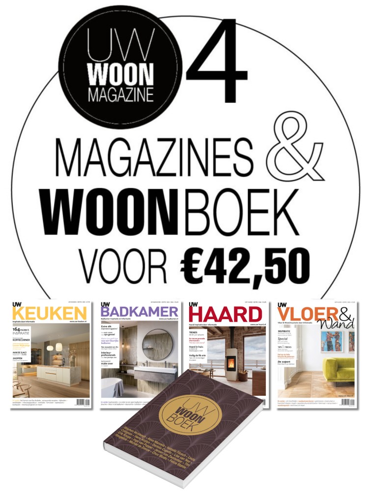4 UW magazines + UW woonboek