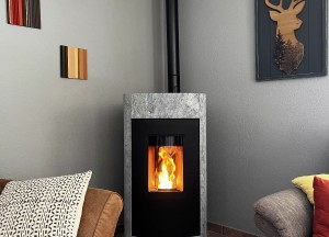 Een moderne RIKA pelletkachel met een vernieuwd jasje - RIKA