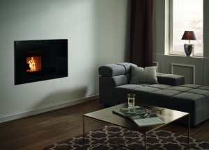 Een inbouwcassette op pellets van RIKA, de Interno - RIKA