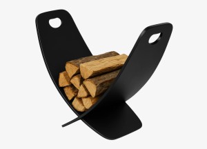 Firewood Stand Black - Houtmand - Fandango Fire Tools - Kindling Cracker
