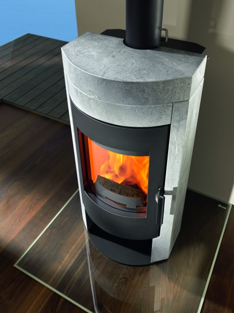 RIKA Imposa-Een compacte houtkachel met 155KG speksteen