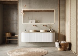 Natuursteen in de badkamer