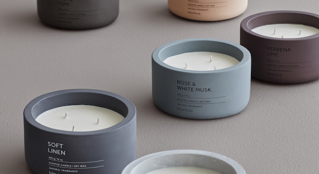 Geurkaarsen op basis van sojawax