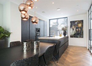 Maatwerkkeuken in houtnerflook in Den Haag - Kitchenstudio