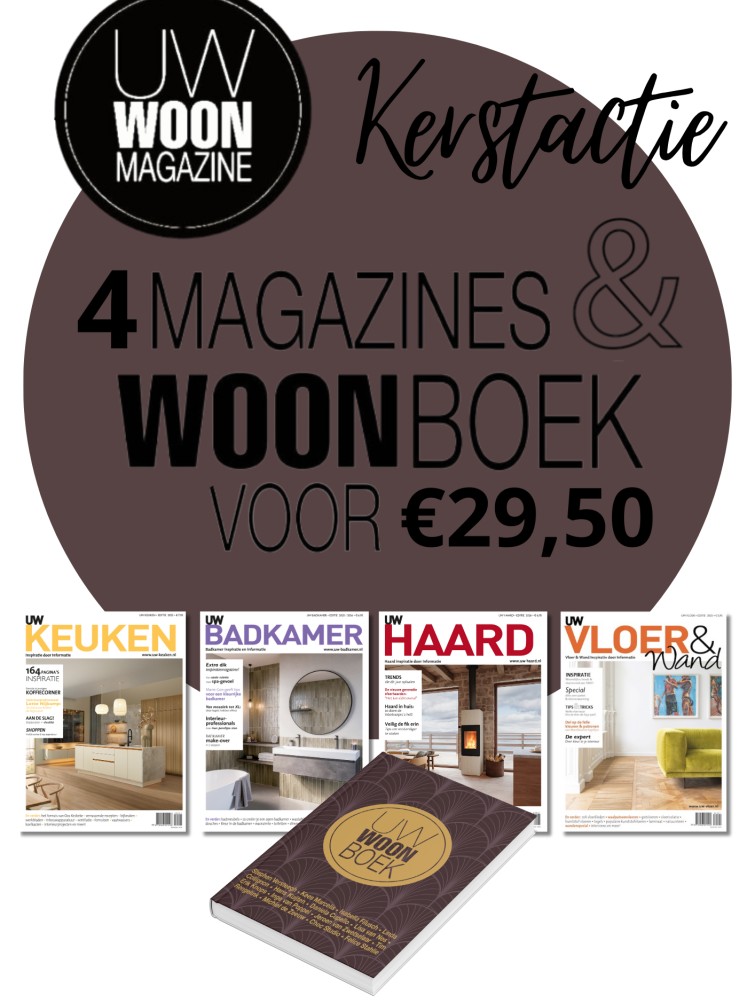 4 UW magazines + UW woonboek