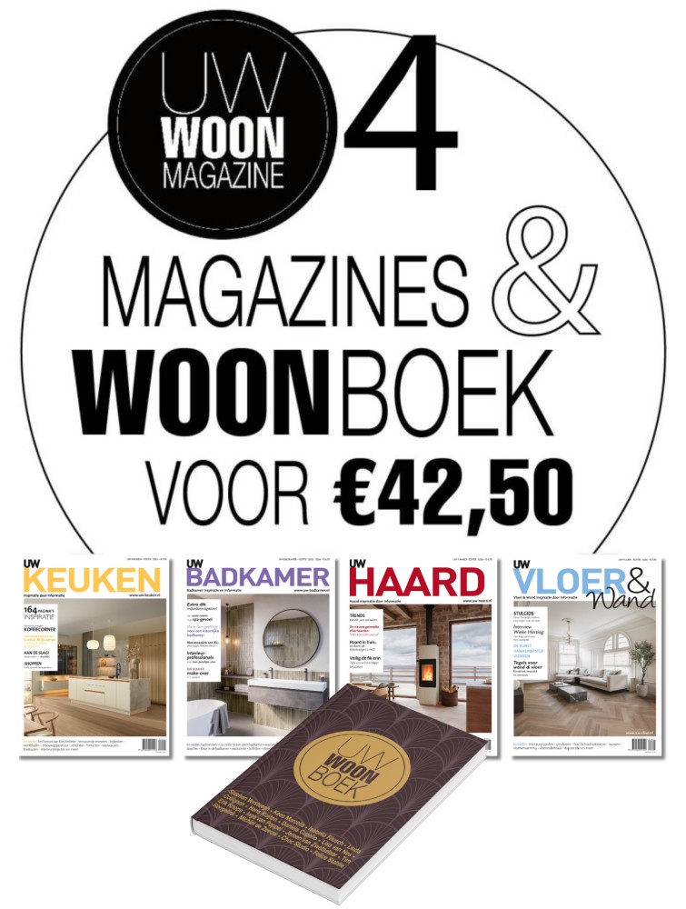 4 UW magazines + UW woonboek