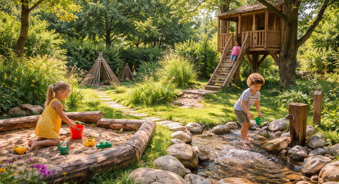 Kindvriendelijke tuin: veilig, groen en avontuurlijk