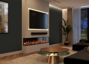 Elektrische haard: sfeer en warmte zonder rook of onderhoud - 