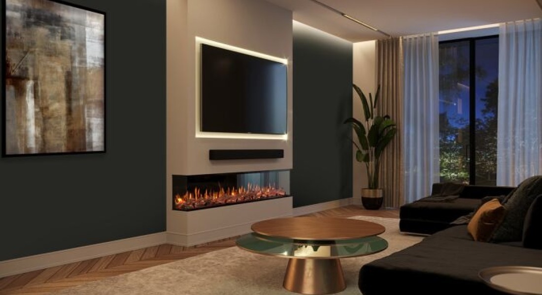 Elektrische haard: sfeer en warmte zonder rook of onderhoud