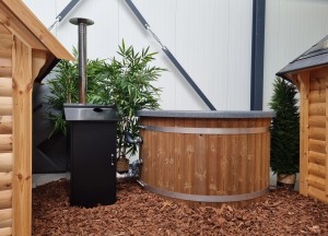 Hottub met Biokachel | Ticra Outdoor