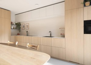 Wandkeuken van natuurlijk eiken in Rotterdam | Kitchenstudio - Kitchenstudio